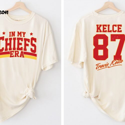 Kelce 87 T-Shirt: Ultimate Football Fan Shirt for Gameday – Travis Kelce & Chief Era! Comfort Colors Sports Fan Shirt