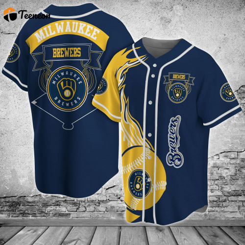 Milwaukee Brewers MLB Baseball Jersey Shirt Classic