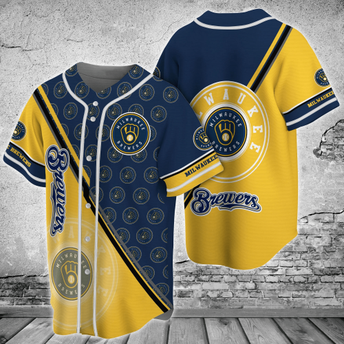 Milwaukee Brewers MLB Baseball Jersey Shirt for Fans