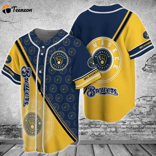 Milwaukee Brewers MLB Baseball Jersey Shirt for Fans