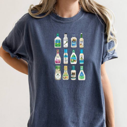 Ranch Sauce T-shirt: Funny Graphic Tee for Snack Lovers & Chefs Comfort Colors Ideal Kitchen Staff & Cooking Shirt Top Food Shirt & Gift for Ranch Enthusiasts