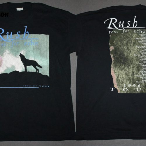 Rush Test For Echo 1996 Tour T-Shirt: Vintage Rock Band Shirt