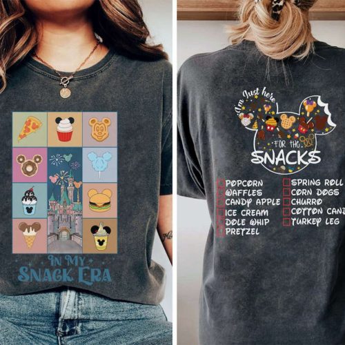 Disney Snacking Around the World Shirt: Epcot Tour & Disney World Traveler Tee