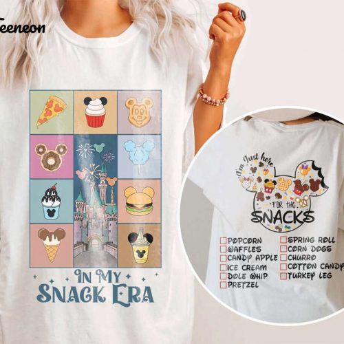 Disney Snacks Era Tour Shirt: Snacking Around the World Epcot & Disney World Tour