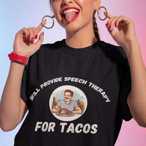 Delight Tacos Lovers with Vintage Tacos Shirt – Unisex T-Shirt Perfect Tacos Gift for Speech Therapy Tacos Obsessed