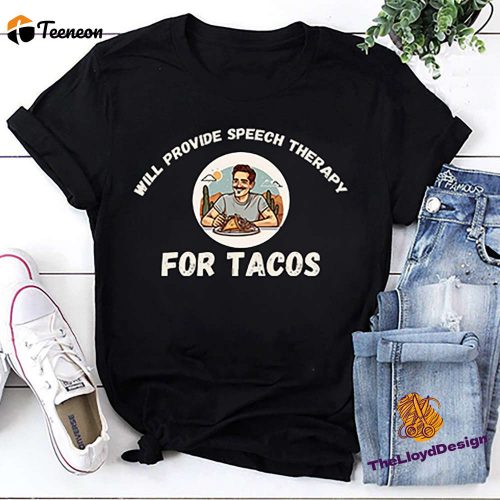 Delight Tacos Lovers with Vintage Tacos Shirt – Unisex T-Shirt Perfect Tacos Gift for Speech Therapy Tacos Obsessed