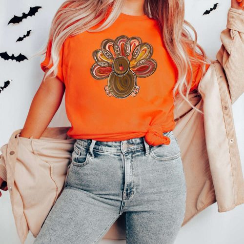 Turkey T-Shirt: Celebrate Thanksgiving with Gobble Shirt Thankful Vibes & Family Dinner – Perfect Fall Shirt & Thanksgiving Gifts for Turkey Day (149 characters)