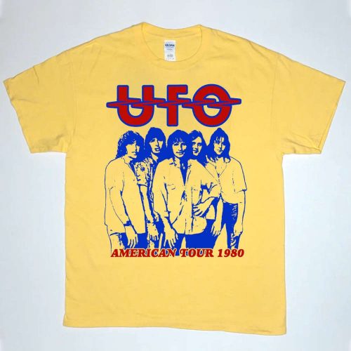 UFO No Place To Run American Tour 1980 T-Shirt: Authentic 80s Music Concert Shirt