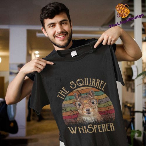 Vintage Squirrel T-Shirt: The Whisperer s Unisex Shirt for Squirrel Lovers & Gifts