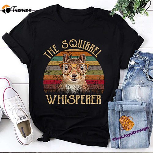 Vintage Squirrel T-Shirt: The Whisperer s Unisex Shirt for Squirrel Lovers & Gifts