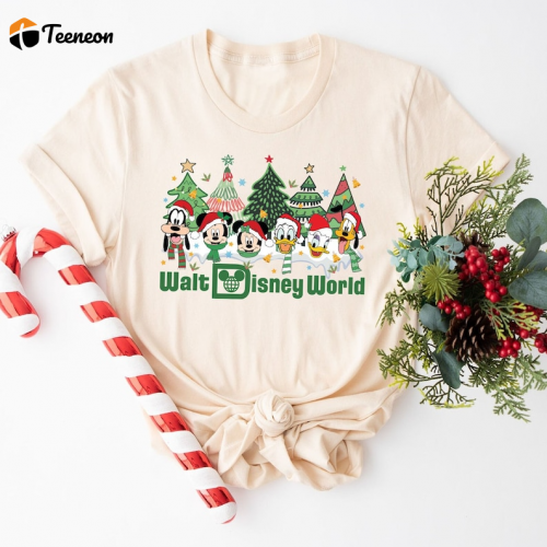 Get in the Holiday Spirit with a Vintage Walt Disney World Christmas Shirt