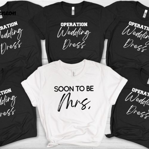 Stylish Wedding T-Shirt: Bridal Party Bachelorette Wife & Maid of Honor – Team Wedding Engagement Shirt with Good Vibe Only