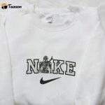 Boba Fett Star Wars x Nike Embroidered Sweatshirt: B Gift for Men Women Nike Inspired Hoodie for Unique Birthday Gifts