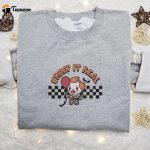 Creep It Real Pennywise Embroidered Shirt & Sweatshirt: B Gift for Men Women Family Gift Ideas from IT Movie