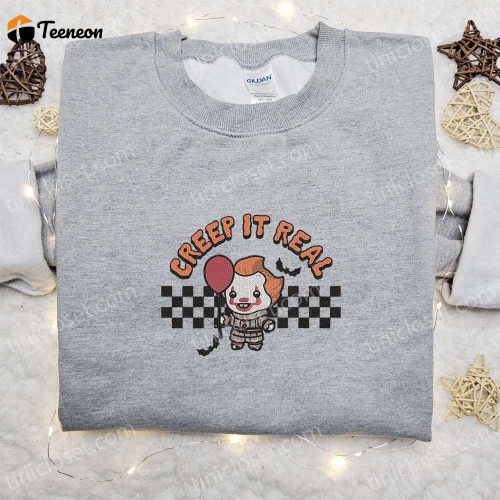 Creepy It Real Chucky Embroidered Shirt: Horror Movie Gift Ideas