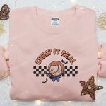 Creepy It Real Chucky Embroidered Shirt: Horror Movie Gift Ideas