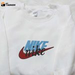 Custom Nike Shirt: Nike Inspired Embroidered Sweatshirt – B Gift for Men Women Family Gifts