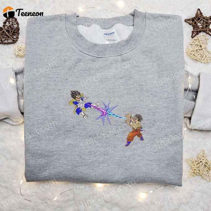 Dragon Ball Goku Vs Vegeta Nike Embroidered Sweatshirt – Stylish Hoodie &Amp;Amp; Shirt