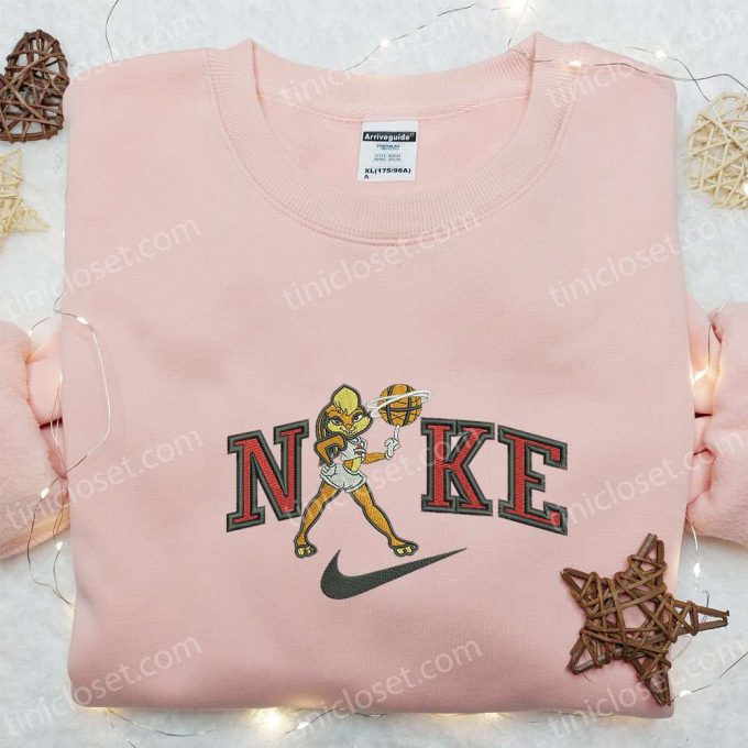 Lola Bunny Spinning Basketball X Nike Embroidered Sweatshirt – Disney Looney Tunes Hoodie &Amp; Cartoon Shirt