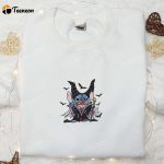 Maleficent & Lilo And Stitch Disney Hoodie: Unique Embroidered Gift for Him B Gift for Men Women Gift Ideas