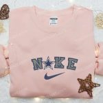 Nike x Dallas Cowboy Star Embroidered Sweatshirt: NFL Hoodie for Sport Fans – B Gift for Men Women Gift Option!