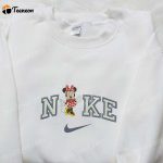 Nike x Minnie Mouse Embroidered Hoodie Disney Characters Sweatshirt Nike Inspired T-shirt