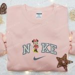 Nike x Minnie Mouse Embroidered Hoodie Disney Characters Sweatshirt Nike Inspired T-shirt