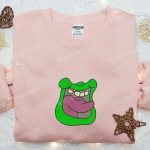 Ghostbusters Slimer Mouth Embroidered T-shirt & Hoodie: B Gift for Men Women Family Gift Ideas