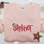 Slipknot Xmas Embroidered T-Shirt & Hoodie: B Gift for Men Women Family Christmas Gift Ideas