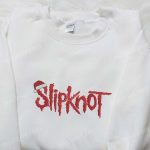 Slipknot Xmas Embroidered T-Shirt & Hoodie: B Gift for Men Women Family Christmas Gift Ideas