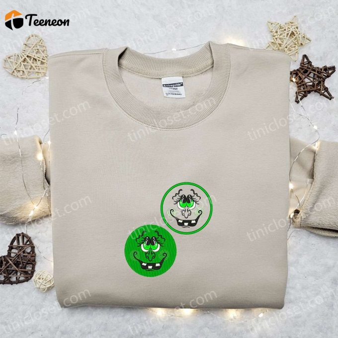 Smile Logo Embroidered Shirt & Custom Sweatshirt: B Gift for Men Women Family Gift Ideas