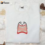 Smile Vampire Mouth Embroidered Hoodie & Custom Shirt: B Gift for Men Women Family Gift Ideas