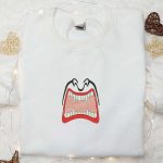 Smile Vampire Mouth Embroidered Hoodie & Custom Shirt: B Gift for Men Women Family Gift Ideas