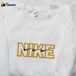 Vintage Retro Nike Swoosh Embroidered Shirt – Nike Inspired B Gift for Men Women Gift for Family