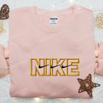 Vintage Retro Nike Swoosh Embroidered Shirt – Nike Inspired B Gift for Men Women Gift for Family